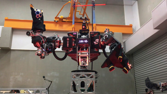 Japan is developing a huge humanoid robot controlled using a haptic rig