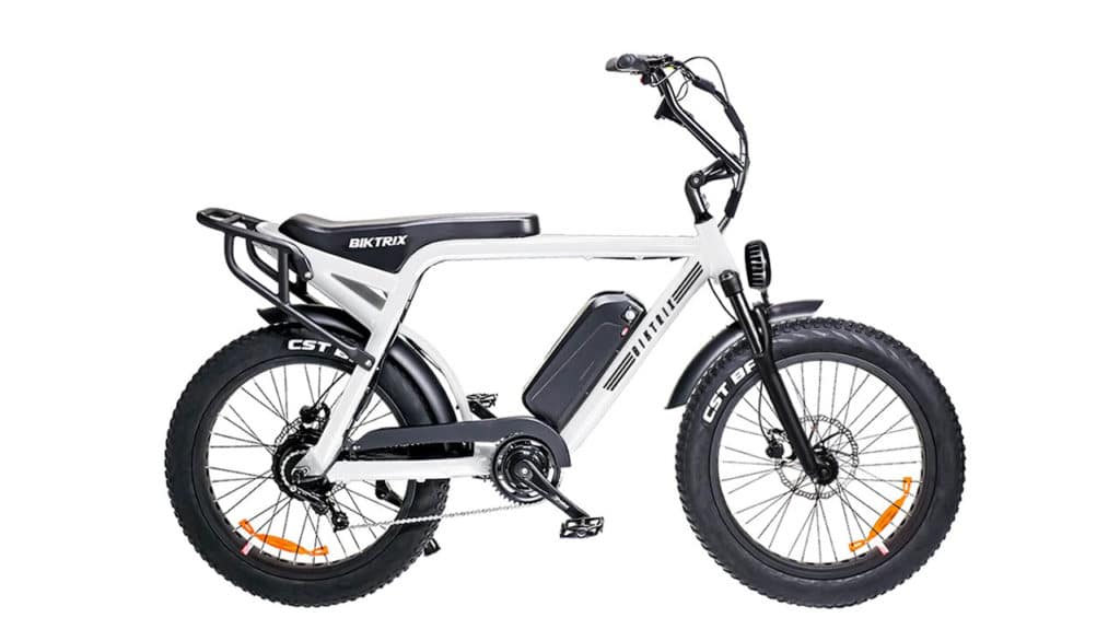 Biktrix Moto, a moped-style ebike with a range of over 100 miles.