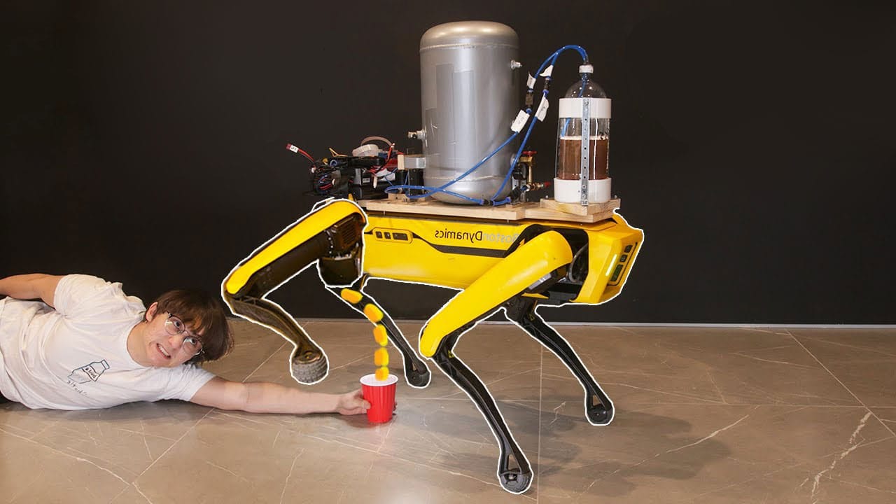 Boston Dynamics' Spot robot dog has been taught to pee beer