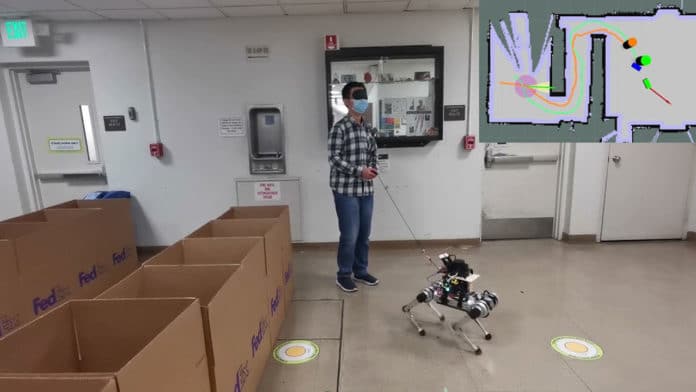Robotic Guide Dog can lead blind people around obstacles