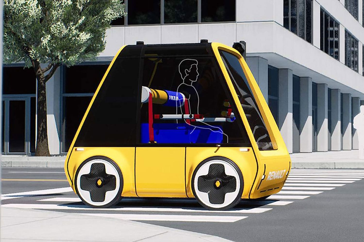 Meet Höga, an electric car that you could assemble by yourself, at home.