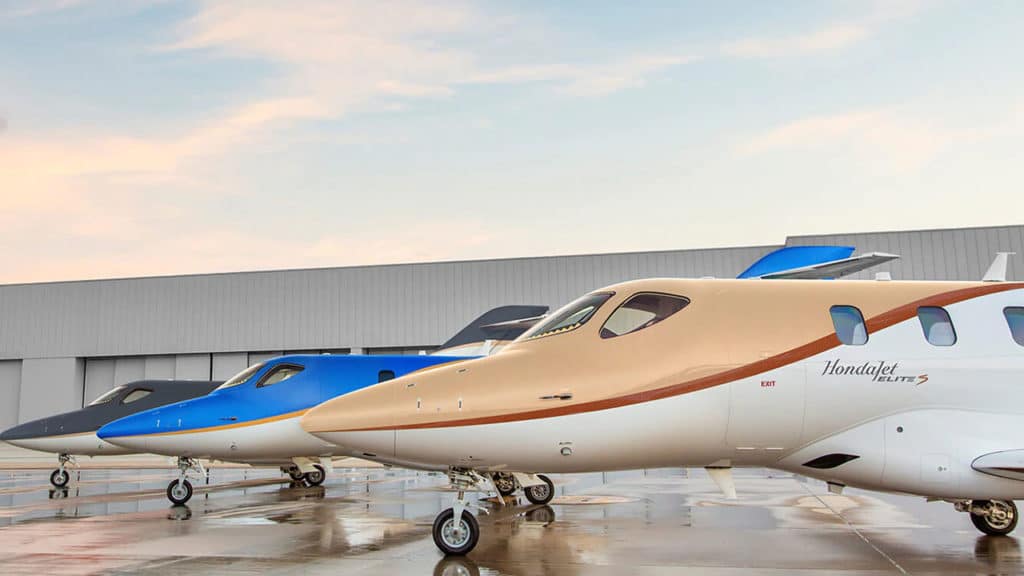 New HondaJet Elite S luxury aircraft offers increased payload and range.