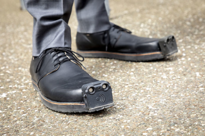 InnoMake smart shoe warns blind and visually impaired people of obstacles