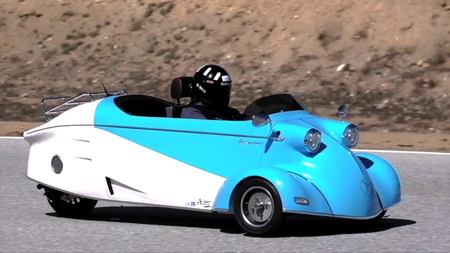 Messerschmitt's classic 3-wheel microcar is back in gas and electric variants