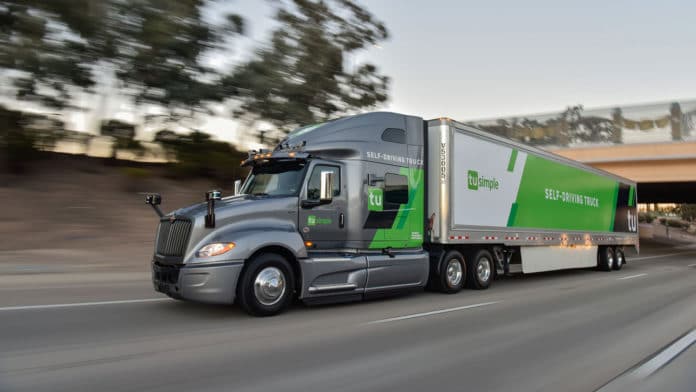 TuSimple's self-driving truck cuts 10 hours off more than 900-mile journey.