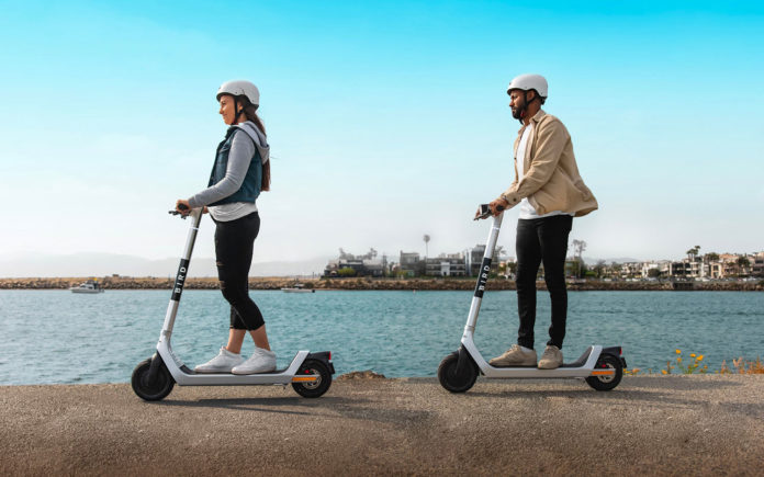 Bird Three, the world's most eco-conscious electric scooter.