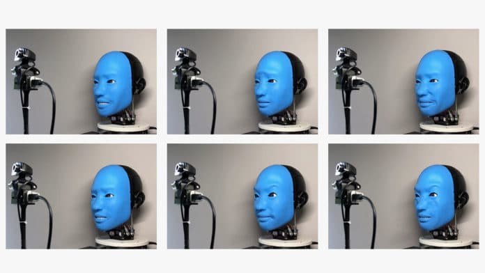 Engineers taught a robot how to respond to human facial expressions