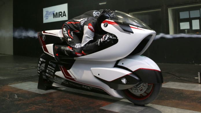 WMC250EV electric motorcycle concept can reach 250 mph speed.