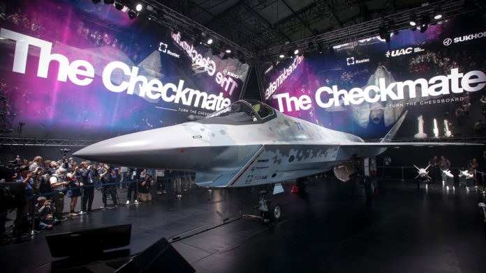 Russia unveils its new 'Checkmate' single engine fighter jet