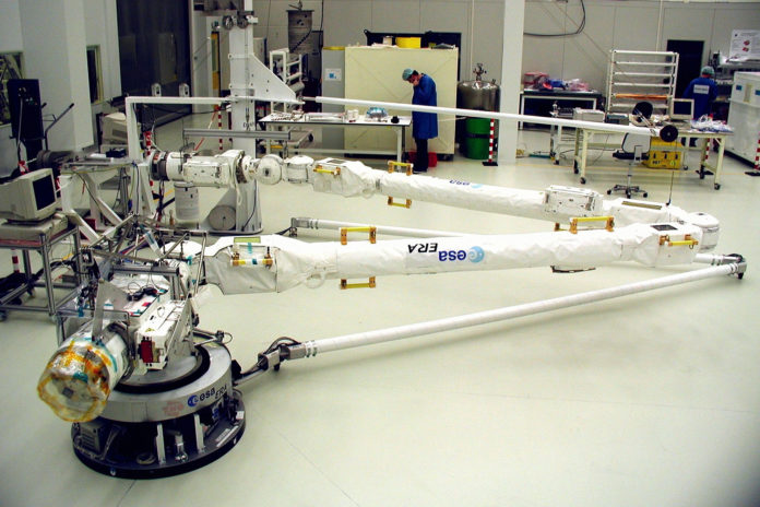 ESA's European Robotic Arm ready to fly to the space station.
