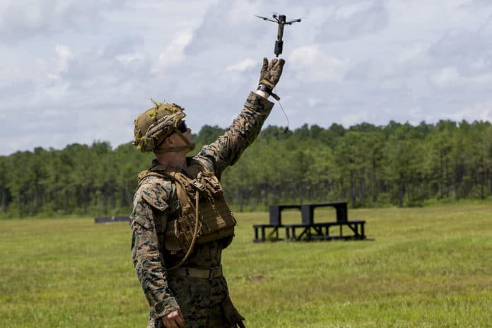 US Marines are testing tiny drone that can work as grenades.