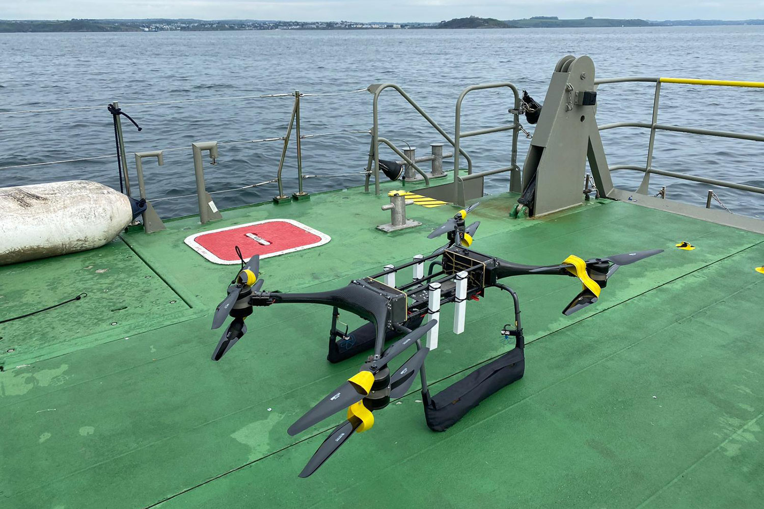 Royal Navy tests drones to help rescue sailors who fall overboard