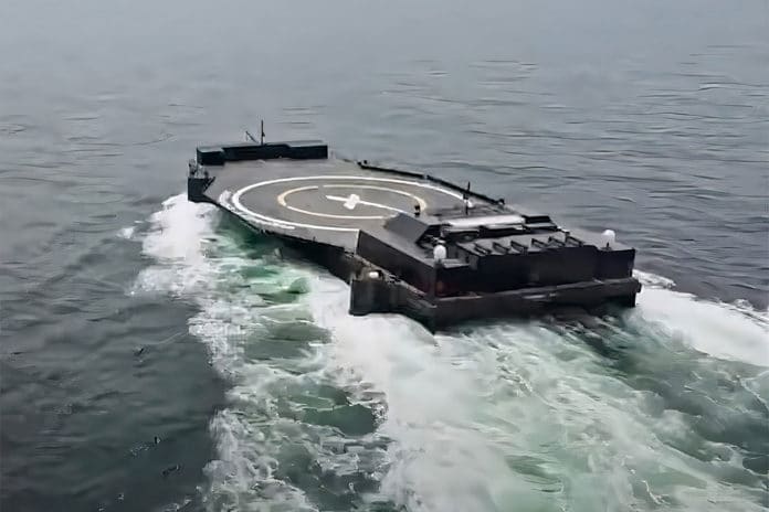 Elon Musk reveals SpaceX’s new autonomous drone ship.