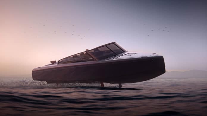 Candela's new C-8 e-hydrofoiling speedboat has the longest range.