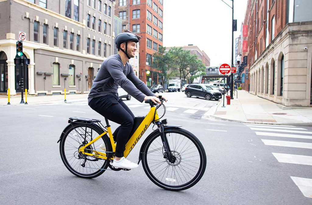The e-bike has the perfect 65+ mile range to get you where you need to go.