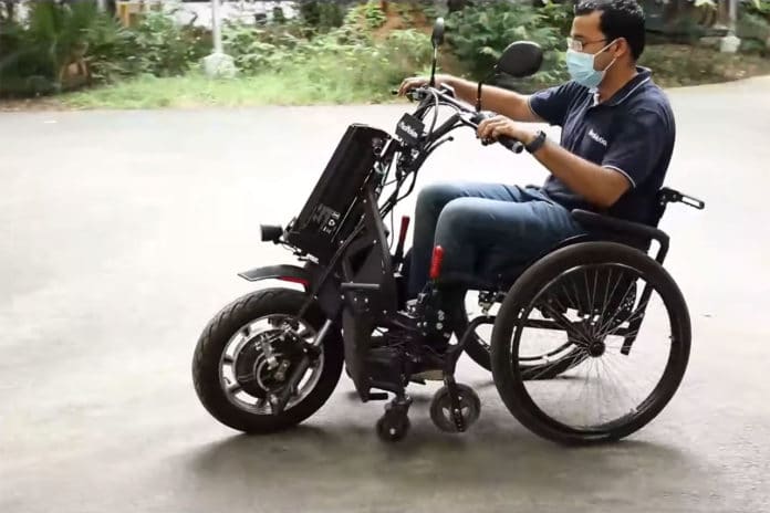NeoBolt, India’s first indigenous motorised wheelchair vehicle.