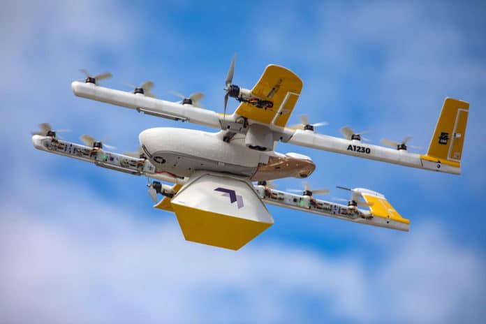 Wing's drone delivery service hits 100,000 deliveries milestone.