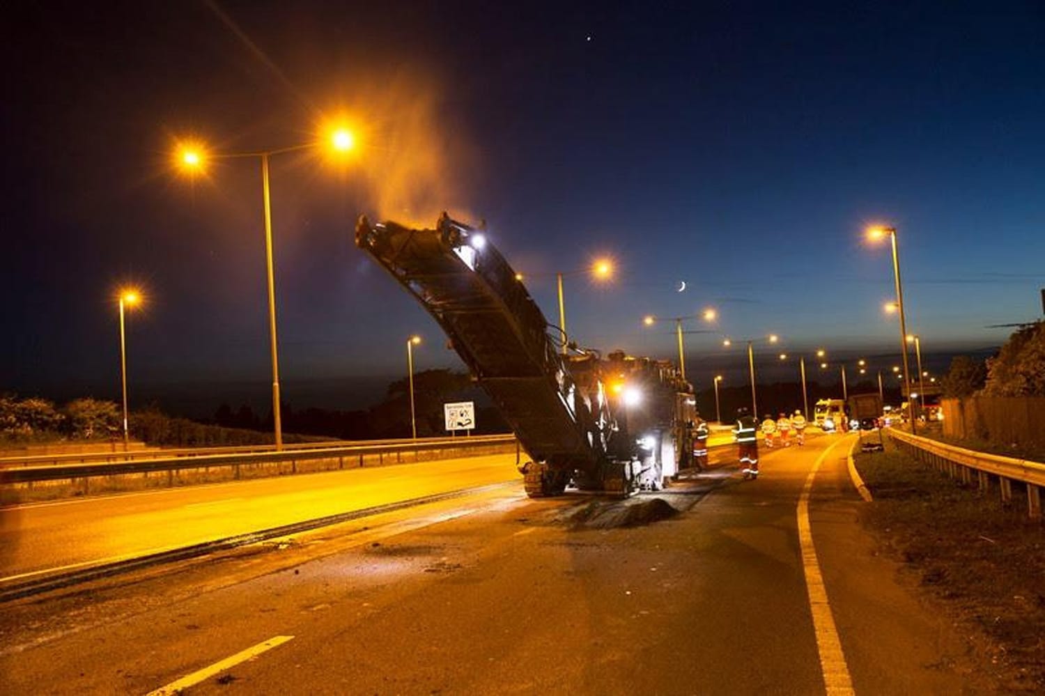 World-first road surfacing trials using graphene to begin on A1 in Northumberland.