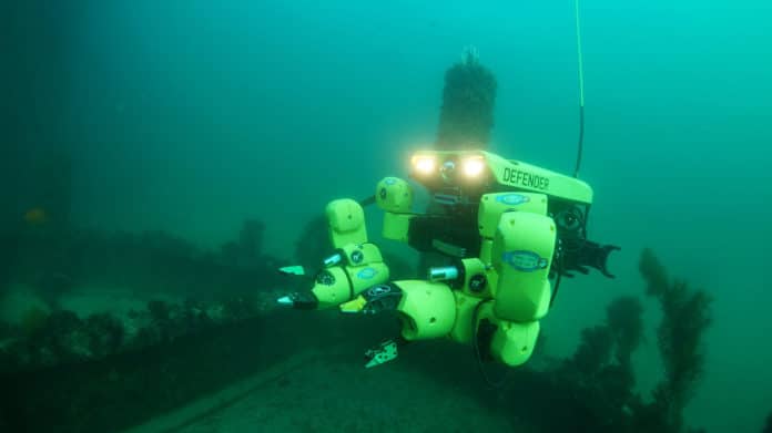 M2NS robotic system will autonomously neutralize underwater mines.
