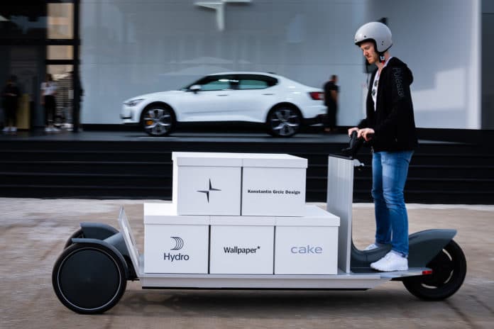 Re:Move, Polestar's electric transporter capable of carrying 180 kg.