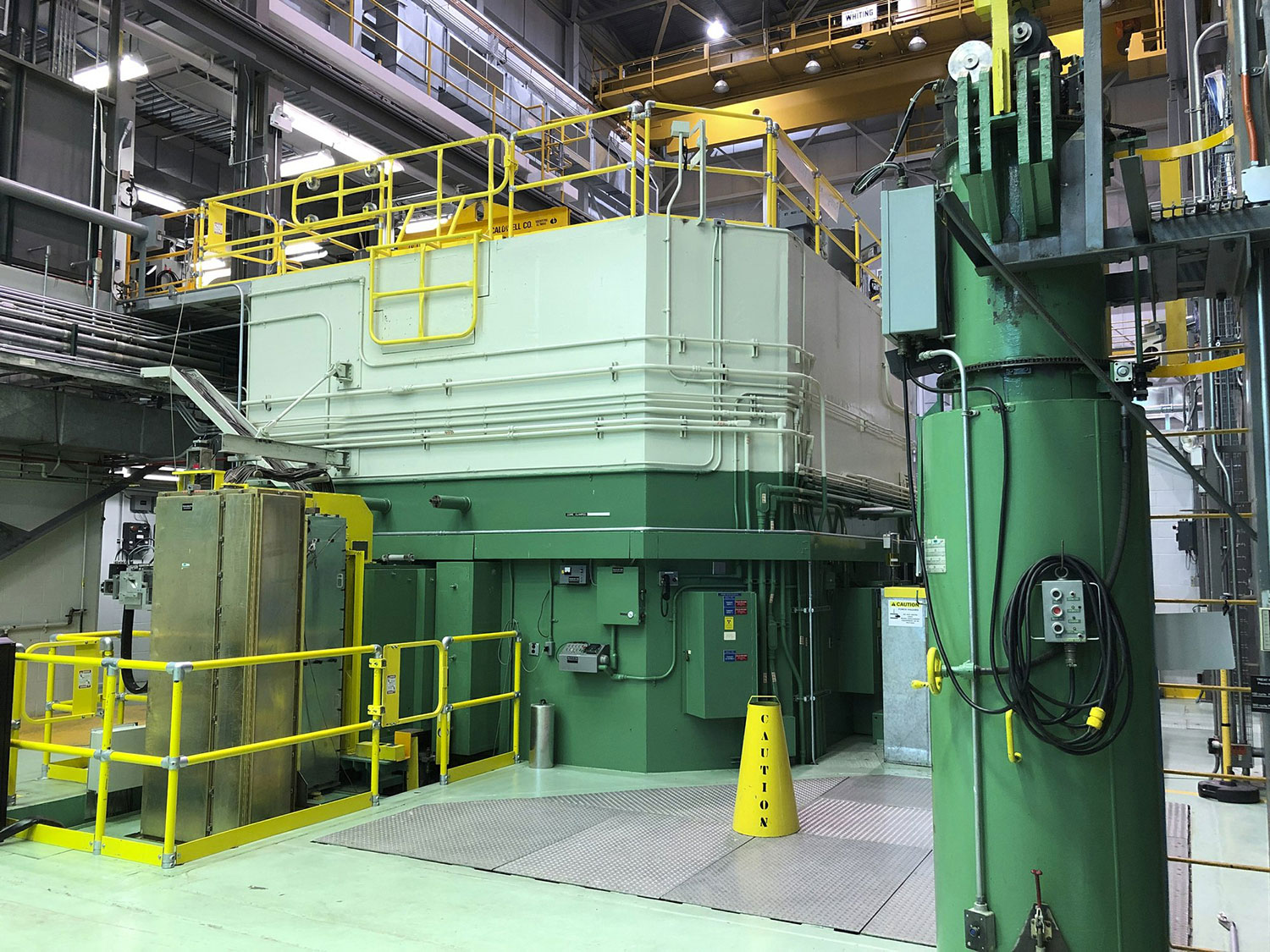 The image shows the Transient Test Reactor at the Idaho National Laboratory.