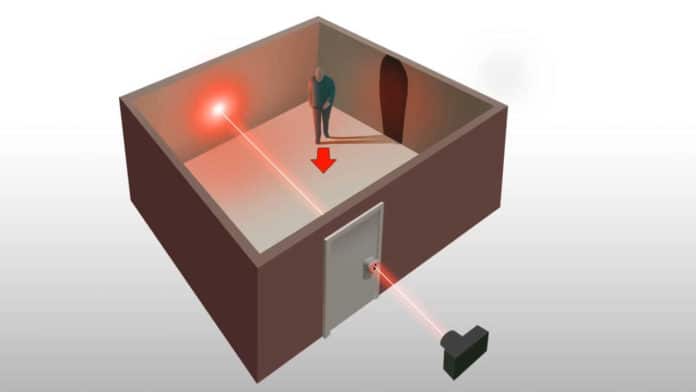 A novel keyhole imaging technique can expose everything inside a closed room.