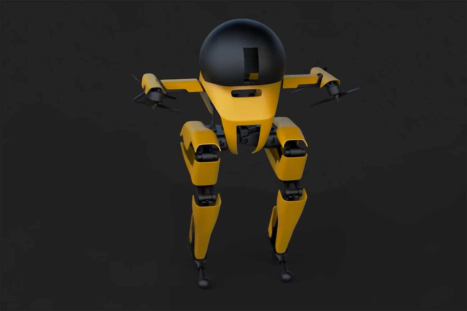 Meet LEONARDO, a bipedal robot that can fly, walk, and skateboard.