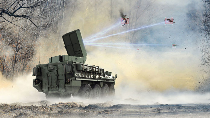 Stryker system with the counter-drone upgrade.