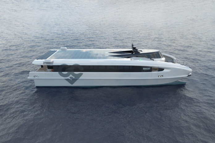 World’s first emission-free high-speed catamaran to launch in Sweden.