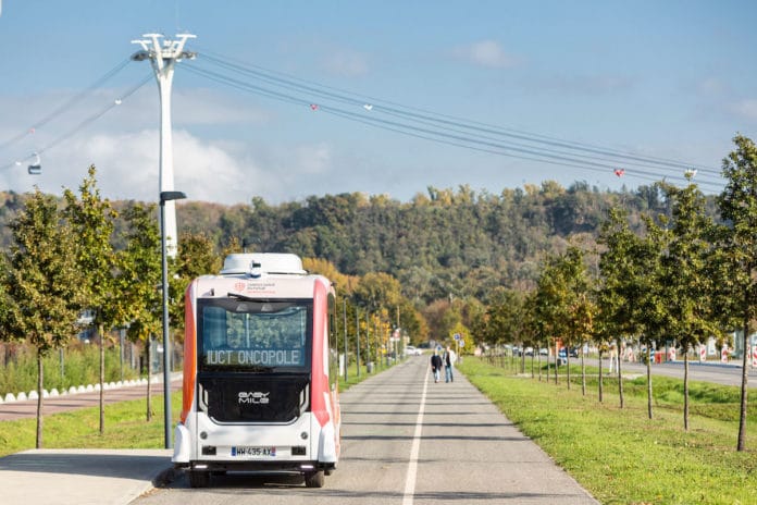 EasyMile's autonomous shuttle approved for use on public roads in Europe.
