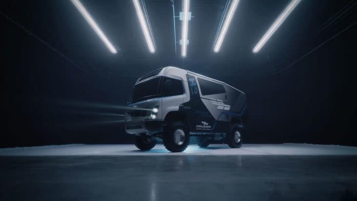 Gaussin presents world's first hydrogen and electric racing truck for the 2022 Dakar Rally.