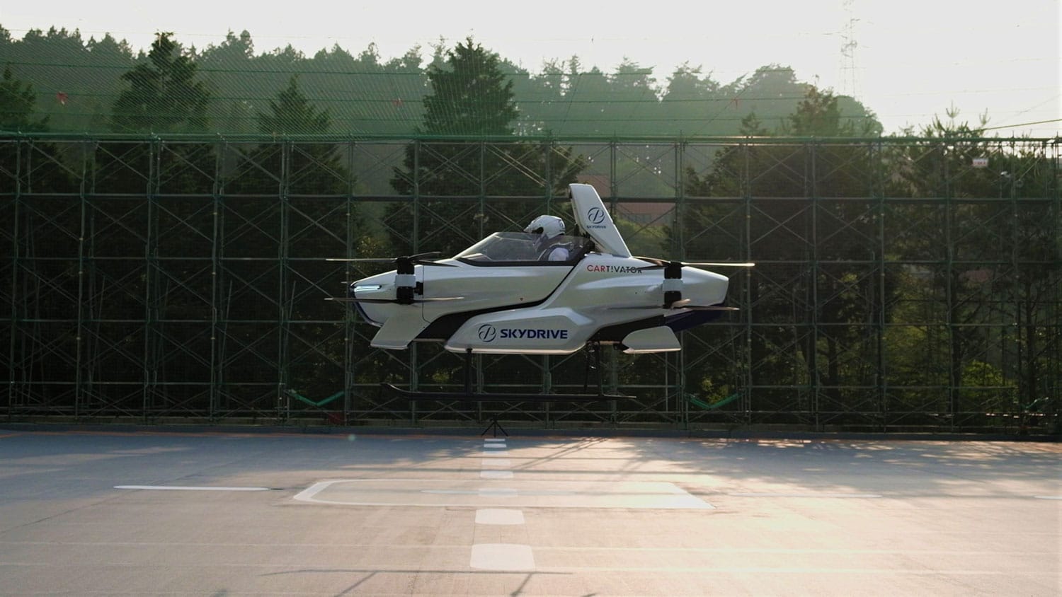 Japan grants safety certificate to SkyDrive's eVTOL flying car.