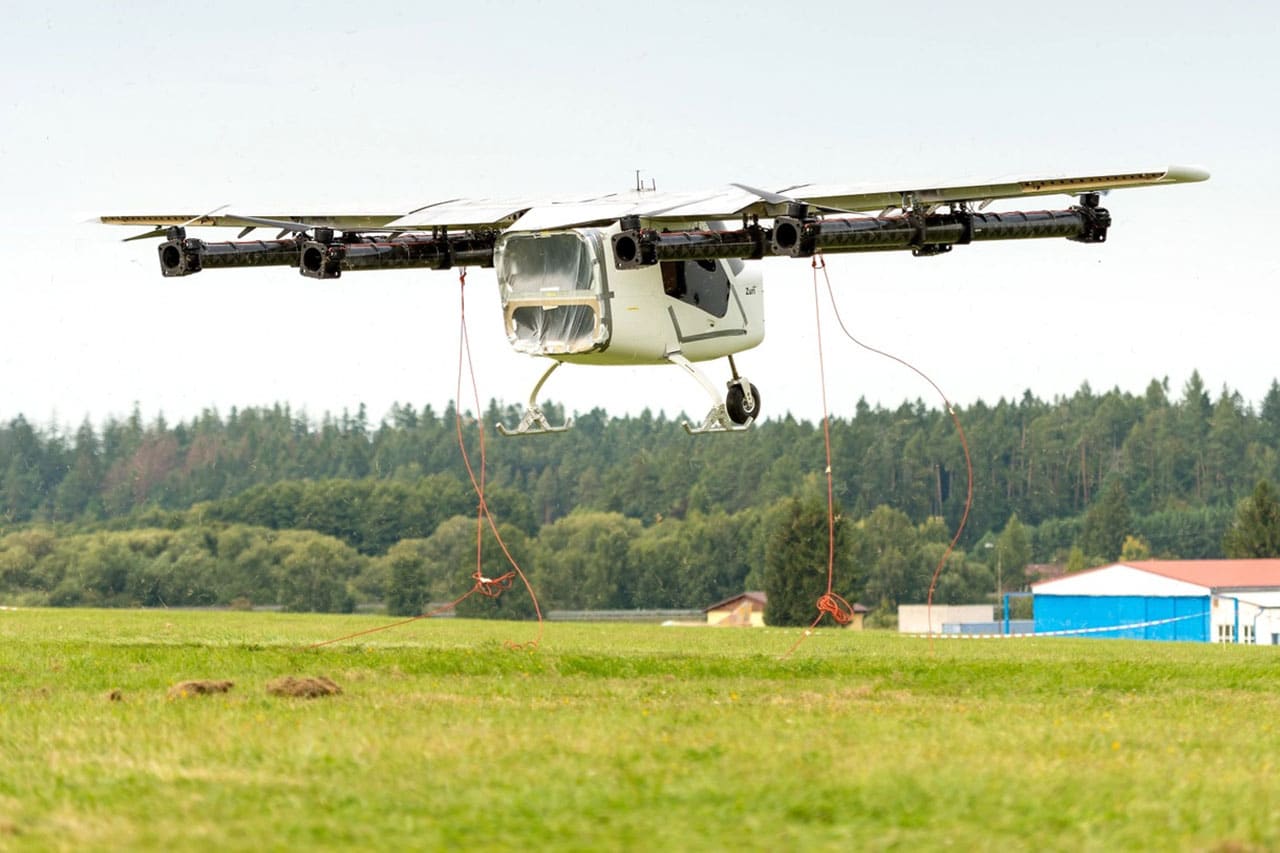 Zuri completes the first hover test of its hybrid eVTOL.