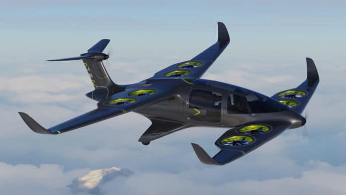 Ascendance unveils design of its ATEA hybrid-electric VTOL aircraft.