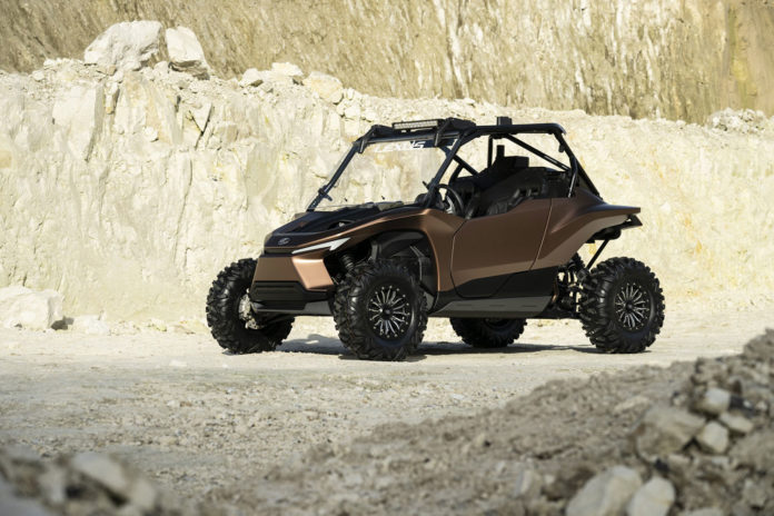 Lexus unveils ROV Concept, a hydrogen-powered off-road buggy.