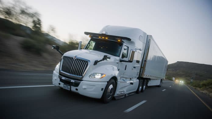 TuSimple successfully operates fully autonomous semi-truck on public roads.
