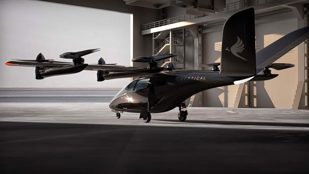 The VA-X4 aircraft is capable of transporting a pilot and four passengers. 