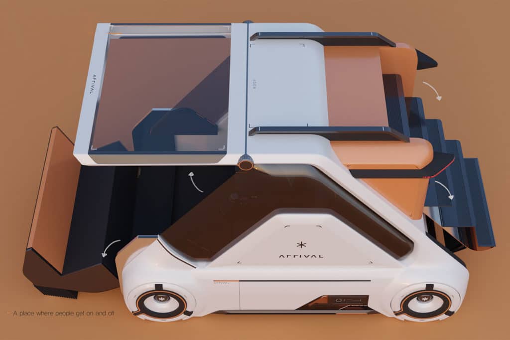 The Chemie A can transform its rear into a ladder and lift its windshield to extend the rooftop.