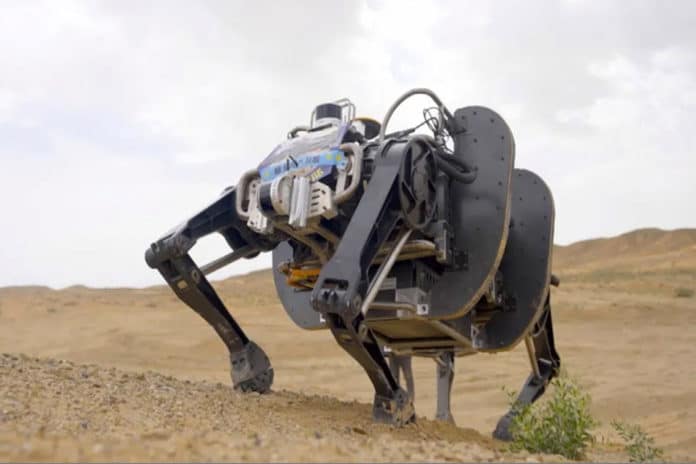 China develop world’s largest quadruped bionic robot with off-road capabilities.