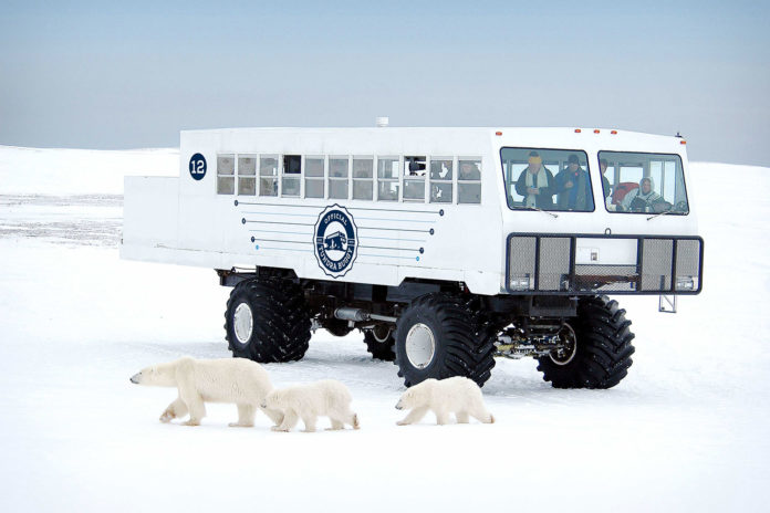 Frontiers North debuts world's first Electric Vehicle Tundra Buggy.
