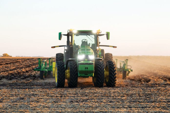 John Deere reveals a fully autonomous farm tractor at CES 2022.