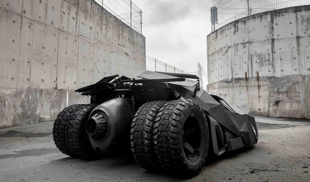 The zero-emission Tumbler can reach a top speed of 65 mph.