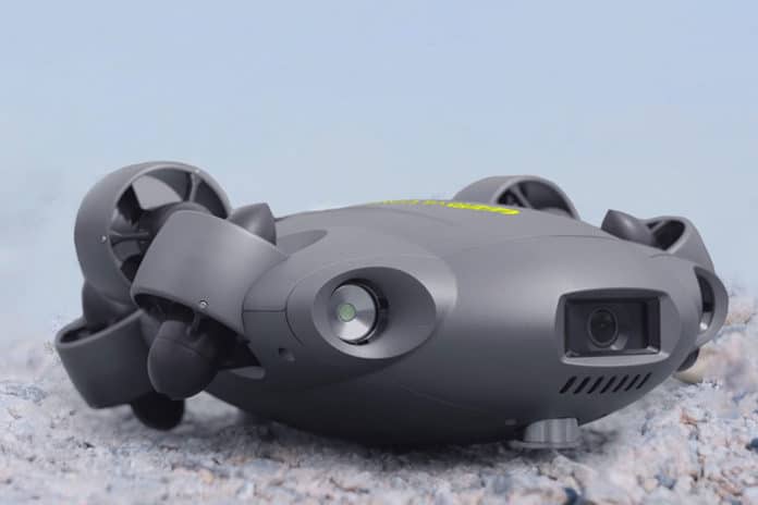 The FIFISH V6 EXPERT Underwater Drone.