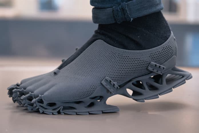 The Cryptide Sneaker - Fully SLS 3D printed Shoe.