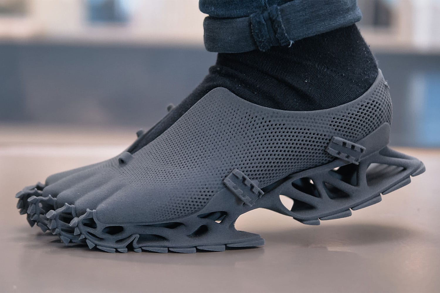 Contestar el teléfono frase Compulsión The Cryptide Sneaker - Fully SLS 3D printed Shoe
