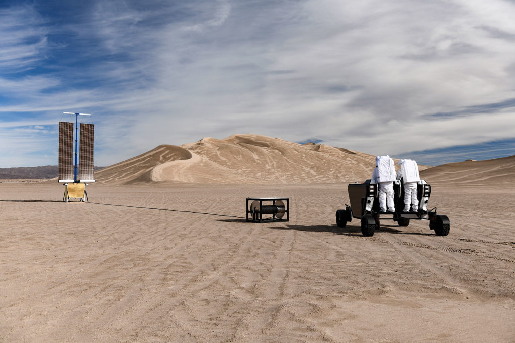 Astrolab FLEX Rover during a recent field test near Death Valley, Calif.
