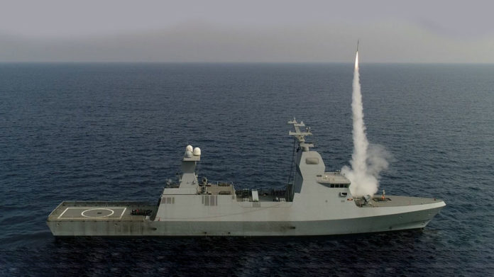 Israel completes the first ‘C-Dome’ interceptions from aboard the Navy’s Sa’ar 6 corvettes.