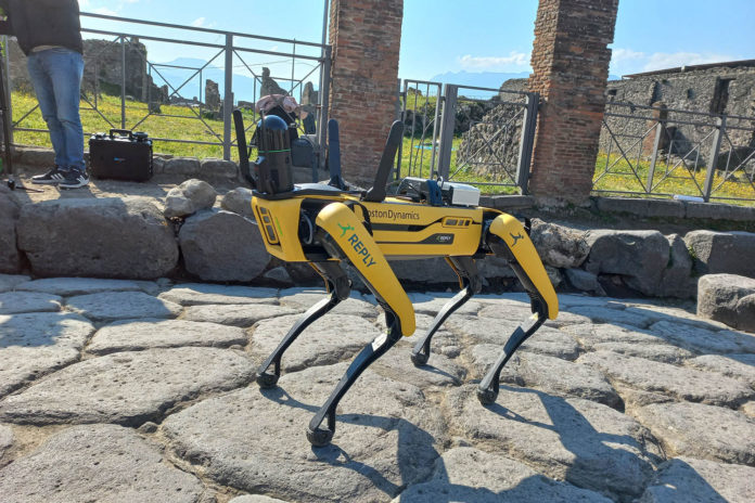 Spot robot dog to inspect ancient Italian city's streets.