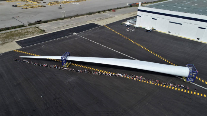 ZEBRA project produces world's largest recyclable wind turbine blade.