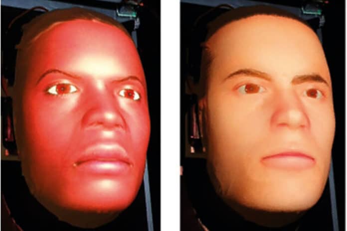 Robotic patient with facial pain expressions to help train doctors